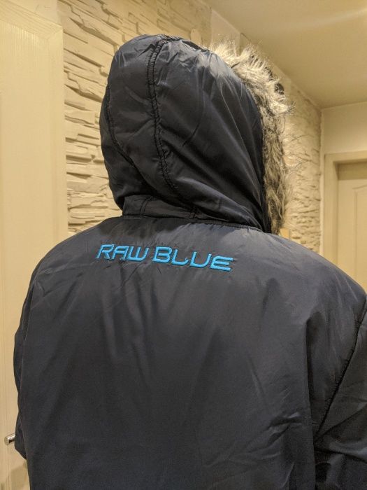 Зимно яке – двулицево Raw Blue – хип хоп облекло