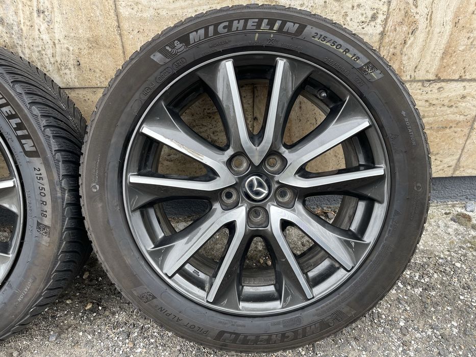 Jante Roți 18 Mazda CX-3 Hyundai Kona Anvelope iarna 215 50 R18 M+S