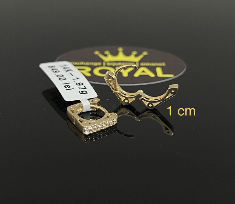 Bijuteria Royal CB : Cercei dama aur 14k 1,97 grame