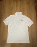 Loose White Under Armor Polo