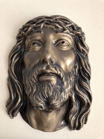 Placheta bronz cap Iisus