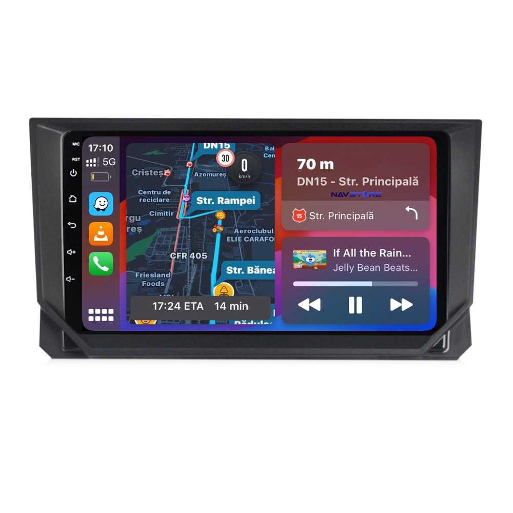 Navigatie Dedicata Seat Ibiza (2017-2025) ,9 Inch,Wi-Fi BT,Carplay