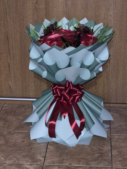 Trandafiri din satin