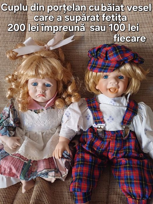 Păpuși porțelan(bebelușu)cupluri