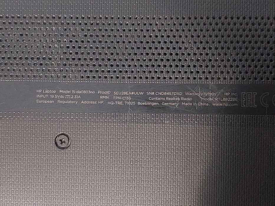 Laptop HP i5 8250u up to 3,4Ghz, 8GB, 128GB, UHD 620, W11 Office 2024