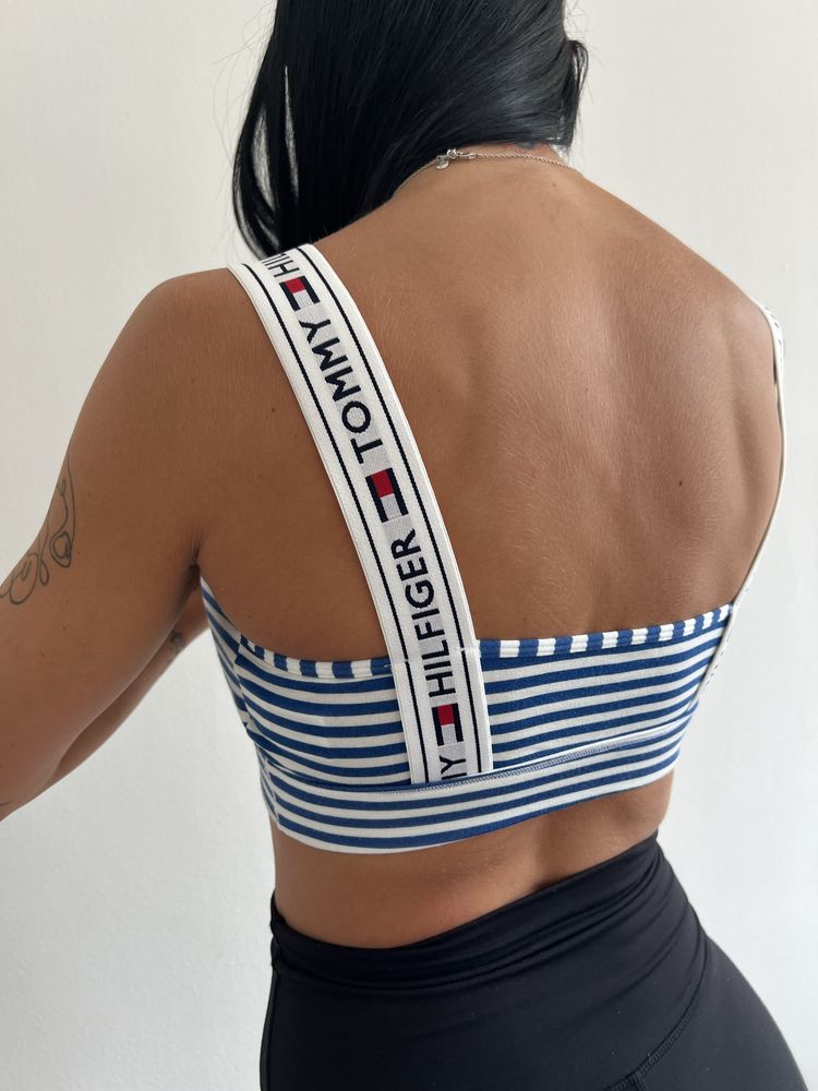 Дамско бюстие Tommy Hilfiger, синьо и бяло /S, M, L/