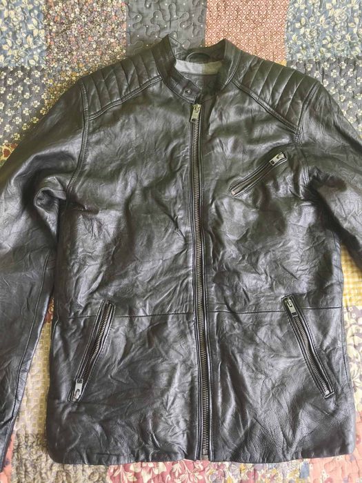 Мъжко кожено яке Jack Jones Leather M