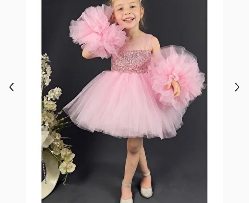 Детски официални рокли 6-7 г