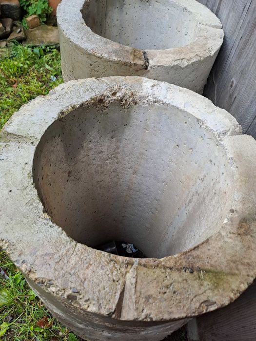 Vand tuburi din beton 5 bucati armate pt a rezista la tonaj greu