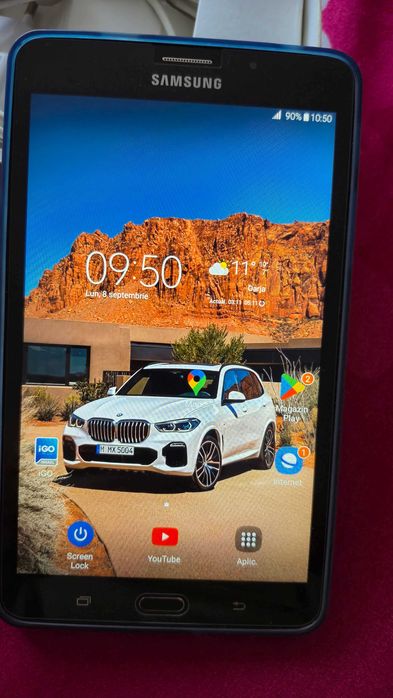 Tableta Samsung TabA6 cu suport cartela sim 4g