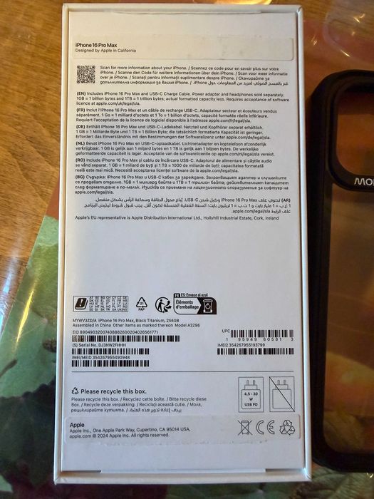 iPhone 16 ProMax 256GB