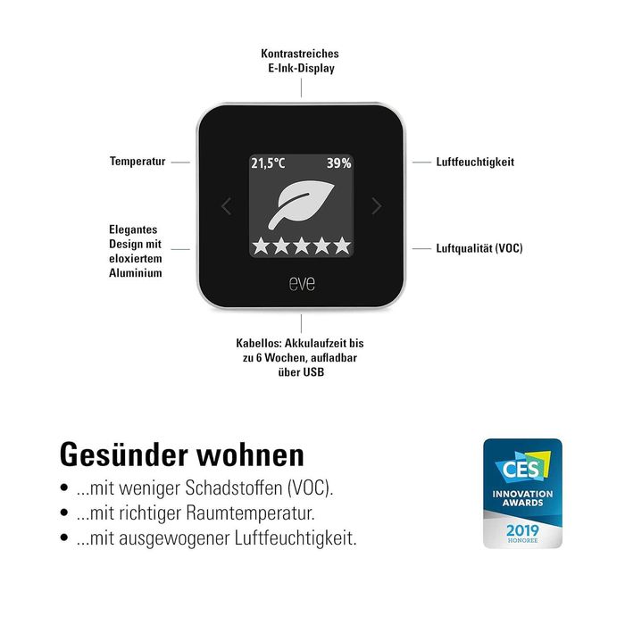 Statie meteo Eve Weather, Apple Home Kit