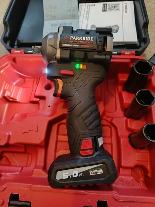 Impact parkside 350nm acumulator de 5A