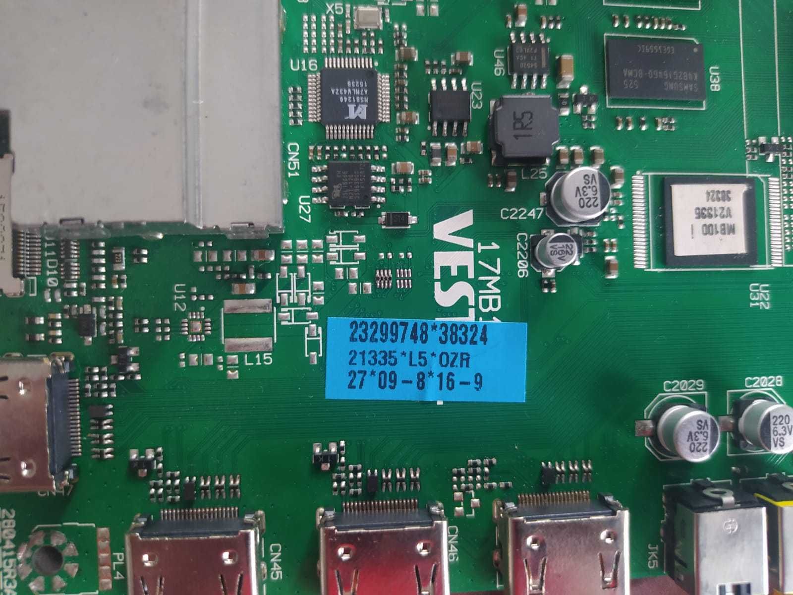 Placa de baza 17MB100 SMART,TOSHIBA 48U7653DB,VES480QNSS-3D-U01