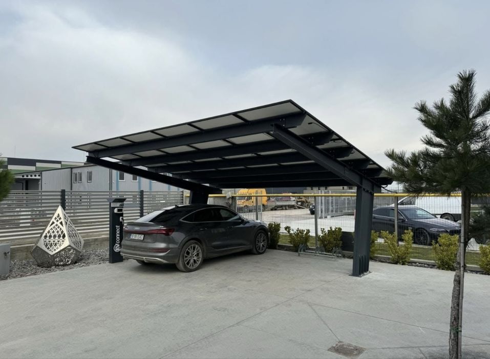 Carport metalic copertina auto