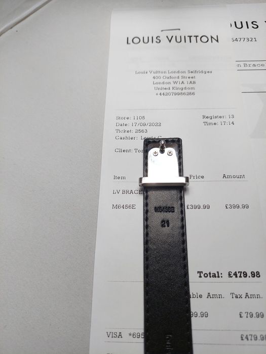 Vinted Bratara lv louis vuitton factura bon moda cadou