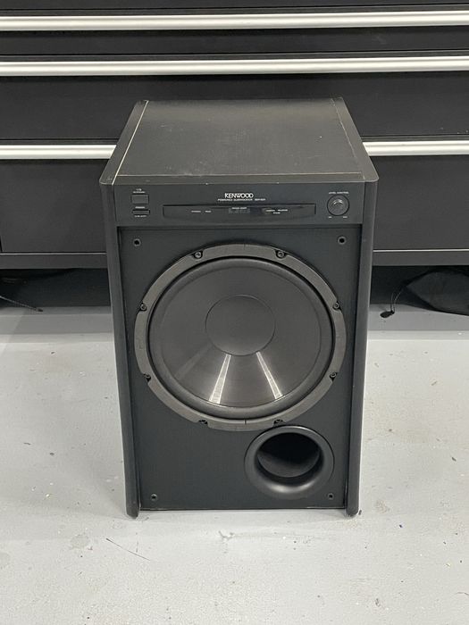 Subwoofer kenwood sw 501 difuzor 30cm subwoofer activ 150w rms