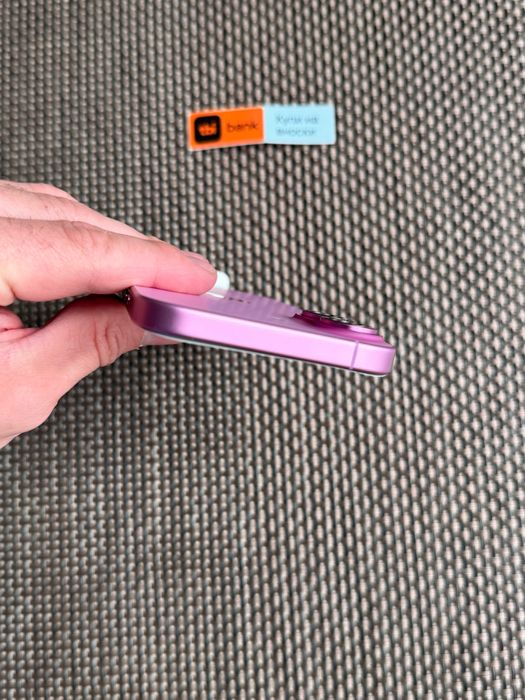 256Gb! iPhone 16 Лизинг от 57лв/м pink КАТО НОВ розов ГАРАНЦИЯ!