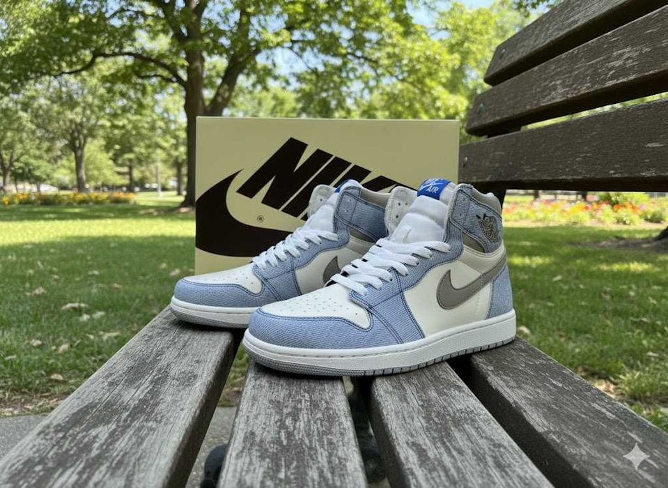 Adidasi Jordan 1 High Hyper Royal - Adidasi Unisex Premium