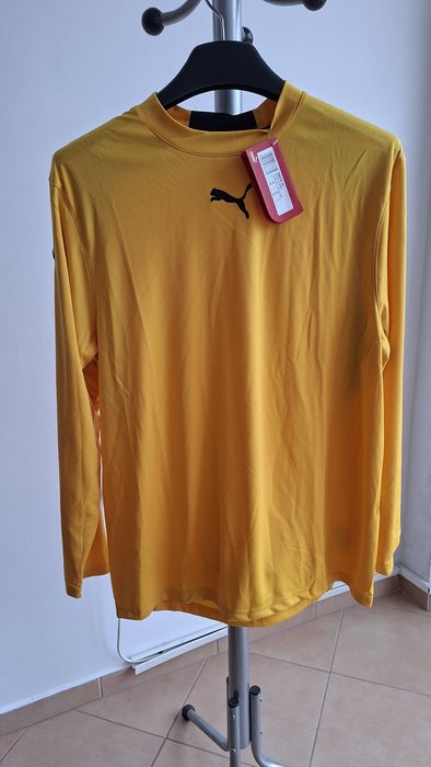 Спортна блуза с дълъг ръкав PUMA V5.06 LS SHIRT Team Yellow Black