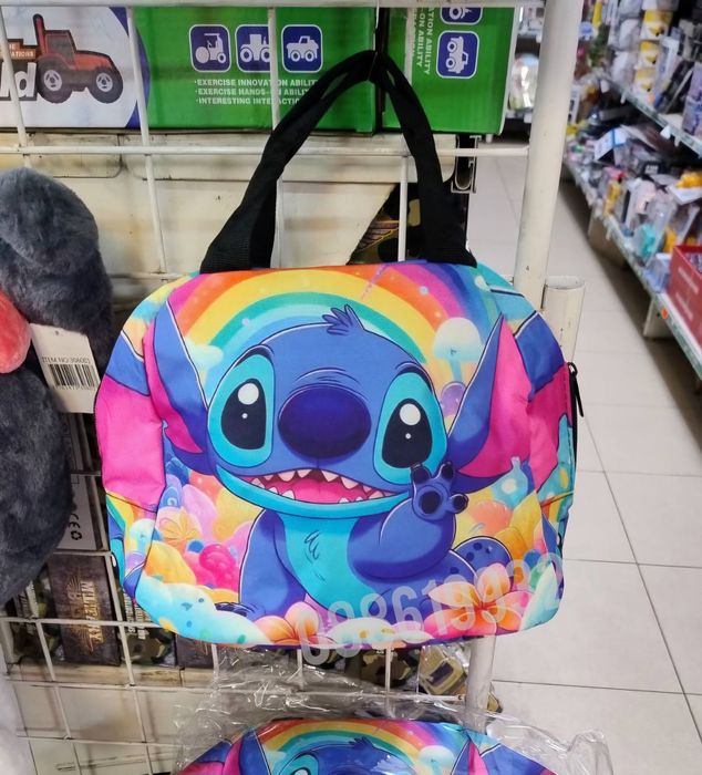 Термо чанта Лило и Стич, Термо чанта Стич Stitch + плюшена играчка