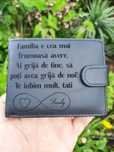 Portofel personalizat bărbați/femei