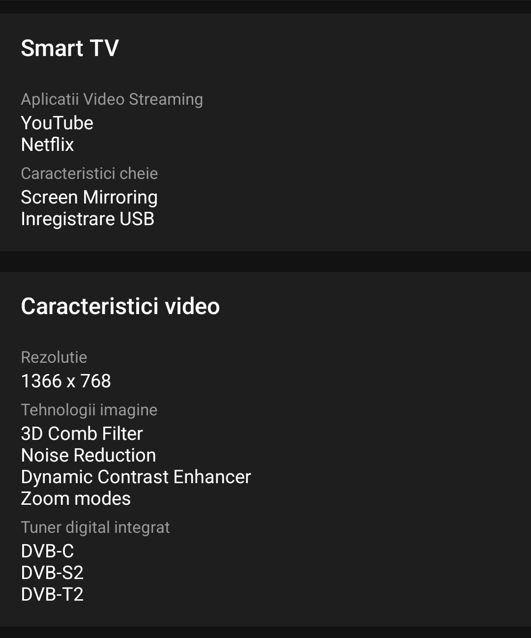 TV Toshiba Smart 81cm, HD, 32W3663DG