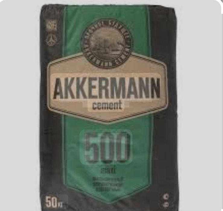 Цемент Аккерман М-500 в мешках по 50кг