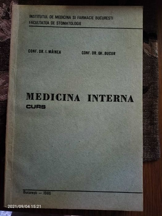 Medicină internă, curs
