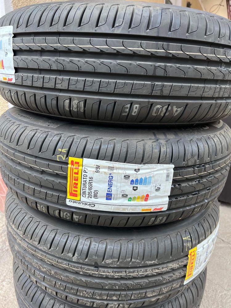 Jante Borbet mercedes 65Jx16H2 cu cauciucuri PIRELLI 205/65/16