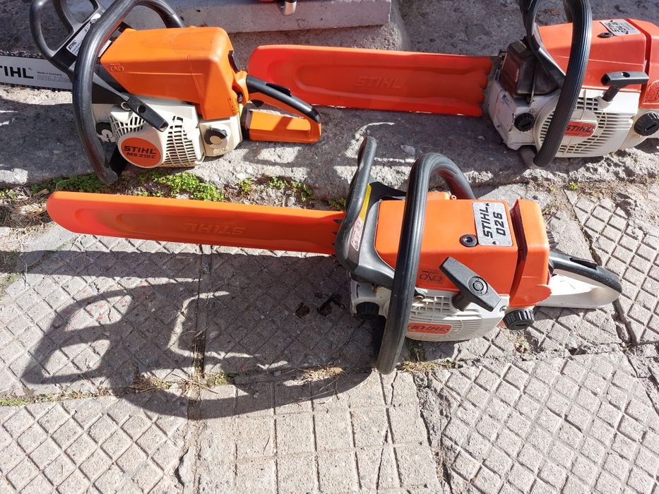 Бензинови верижни триони Jonsered,Stihl 034,Stihl MS 210C Stihl 026