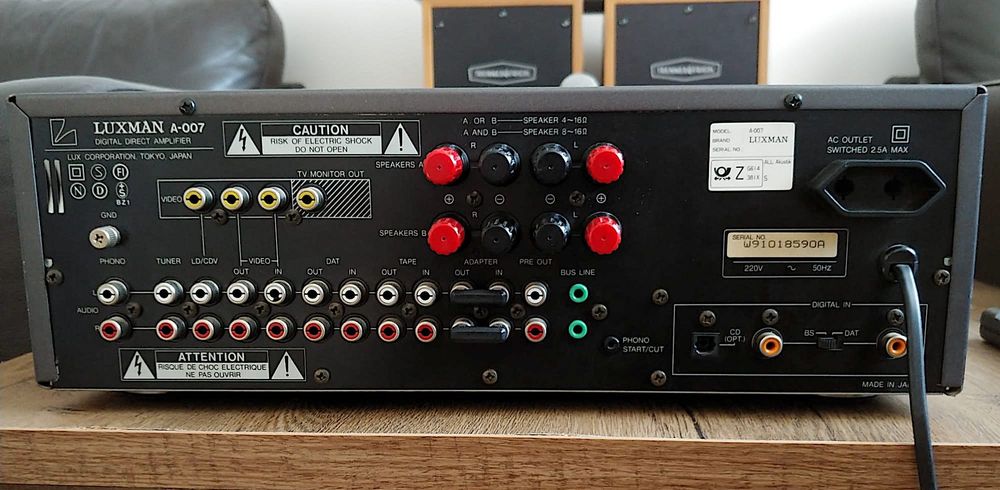 Luxman A-007 + T-007 + RA-007 amplificator DAC inclus, tuner, remote