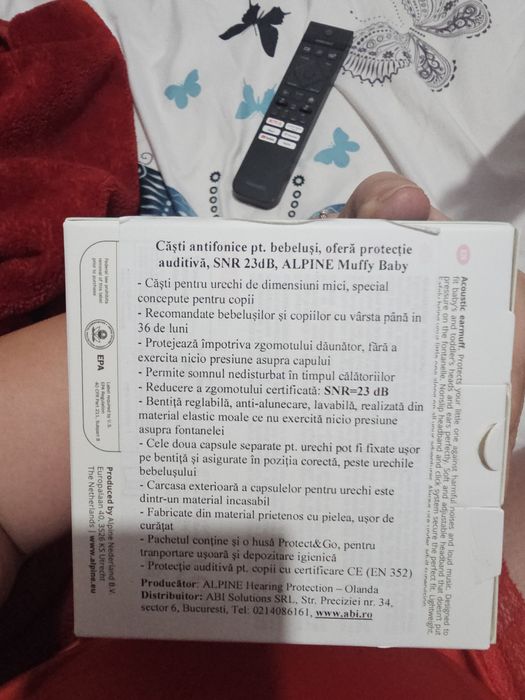 Căști antifonice bebelusi