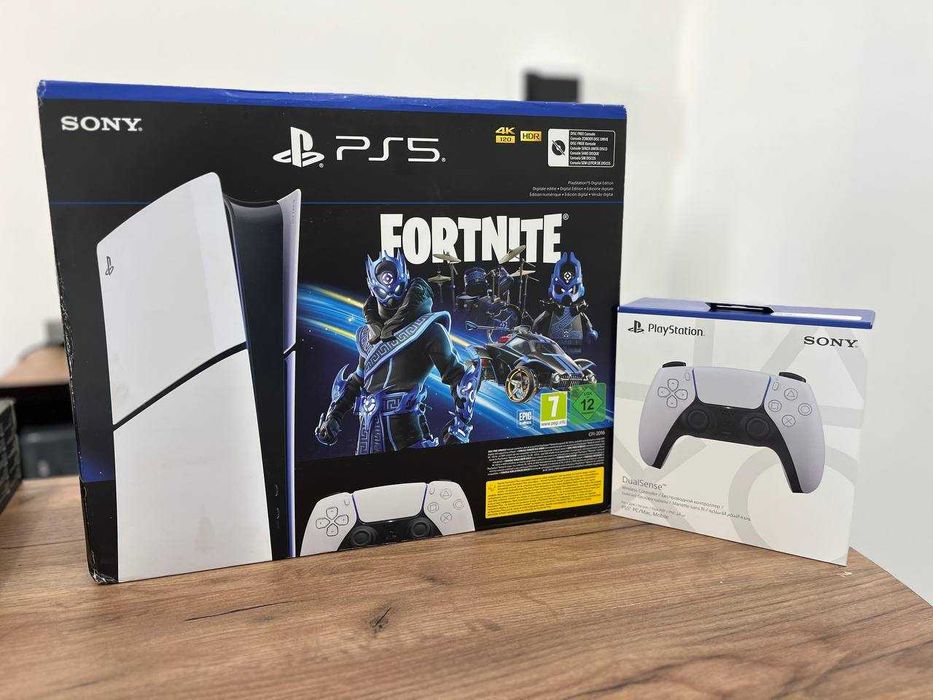 Новая Playstation 5 Slim 2 Оригинальных Джойстика и Игры