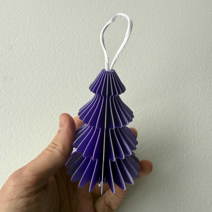 Midnight Plum | Set 4 buc ornamente de Crăciun | print 3D