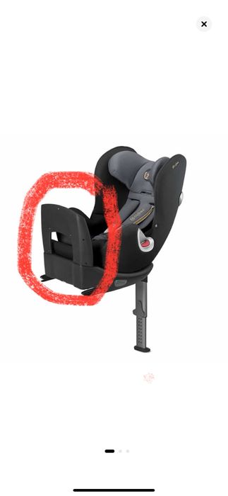Vand scaun de masina Cybex Sirona Platinum graphite black, 0-18 kg