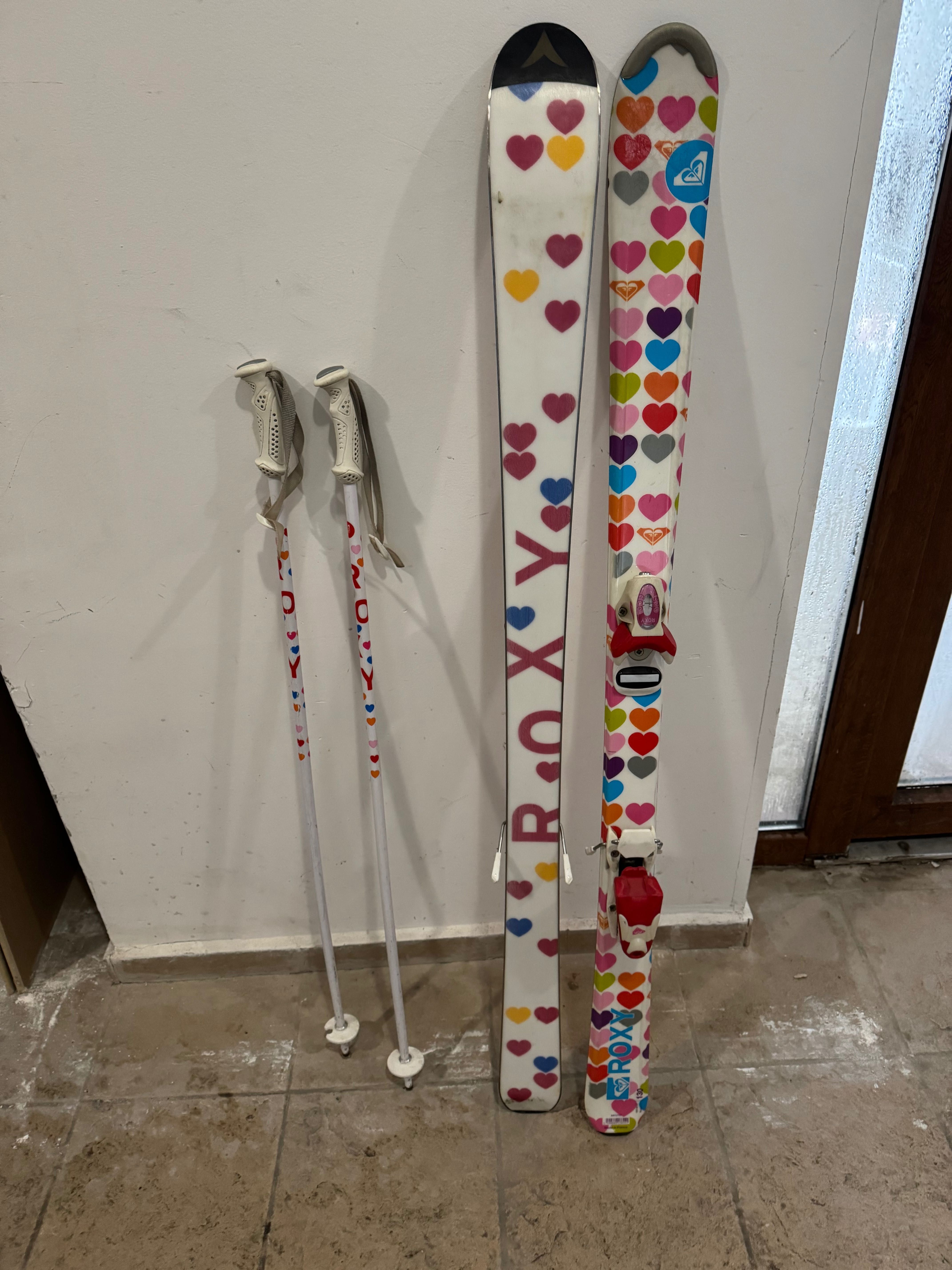 Ски Roxy 130 см и щеки 100 см