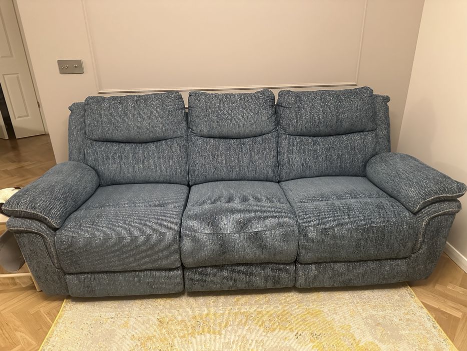 Set canapea si fotoliu MOBEXPERT. CU RECLINER