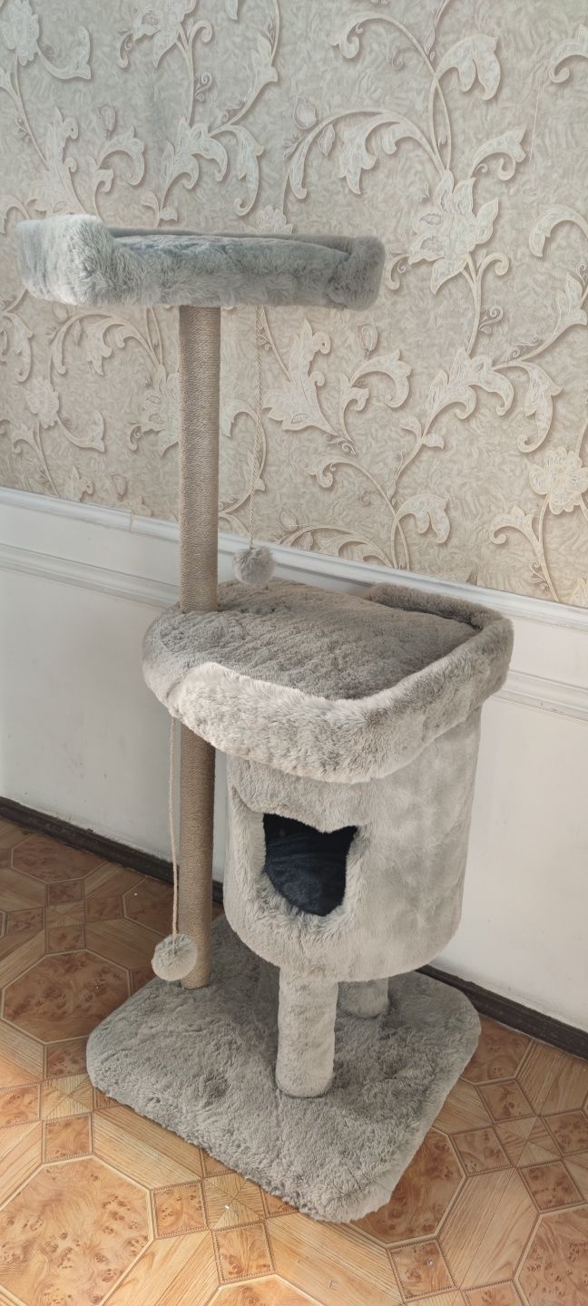 Домик для кошек. 3этажный. Новая. Игровой комплекс кошкам котятам кота