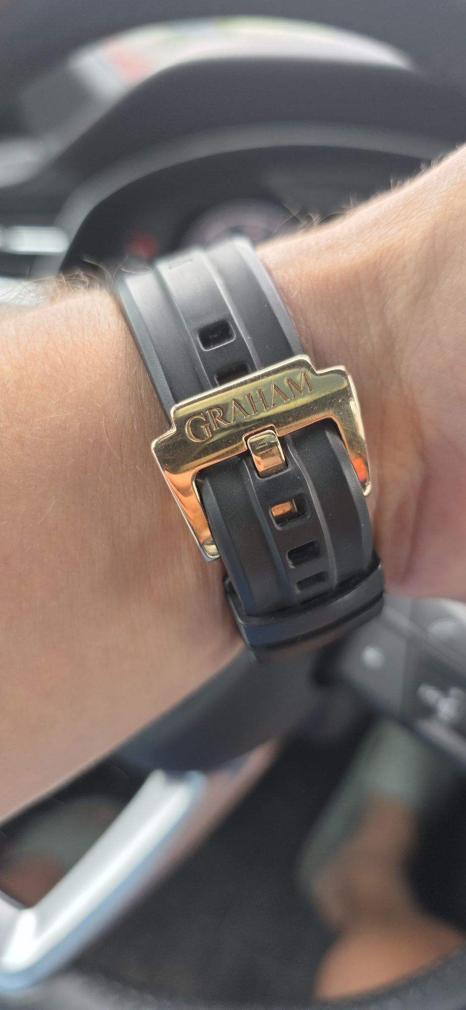Graham 46mm 18k rose Gold