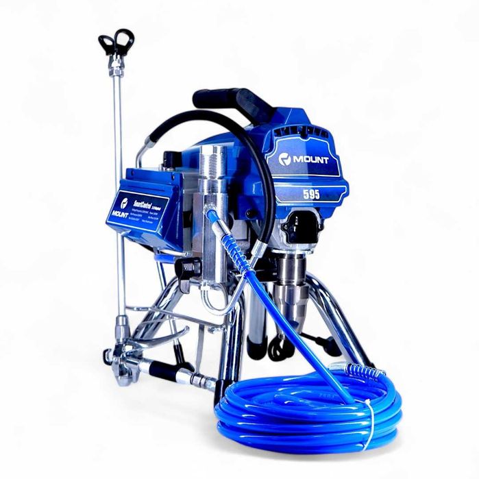 Безвоздушный краскопульт 595 - 2,8 литр в минуту / в день 1000 кв метр