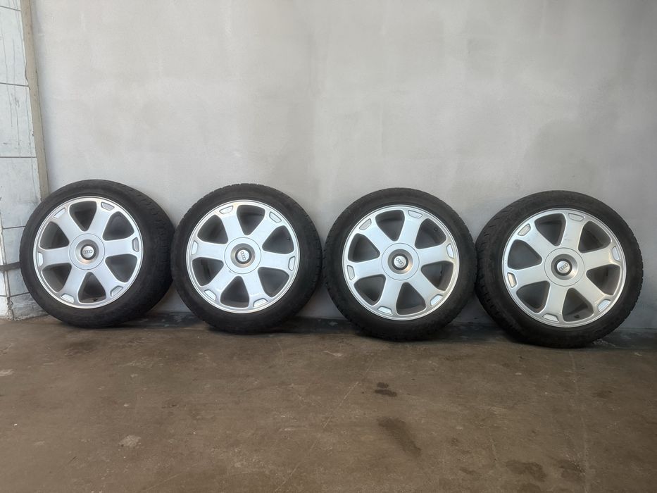 Jante audi R17 5x112 cu anvelope m+s 225 45 17