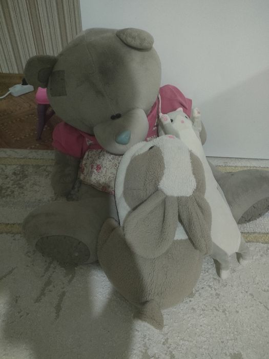 Отдам за шоколадкумягкие игрушки