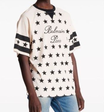 Tricou Balmain Signature Stars serie articol CH1EH135GD27 S-L