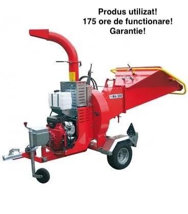 Alta Tocator crengi si resturi vegetale pe benzina Caravaggi model Bio 235 GX690 cu opțiune NO STRESS - UTILIZAT 175 ore de functionare