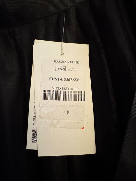 Fustă neagră tul cu jupa