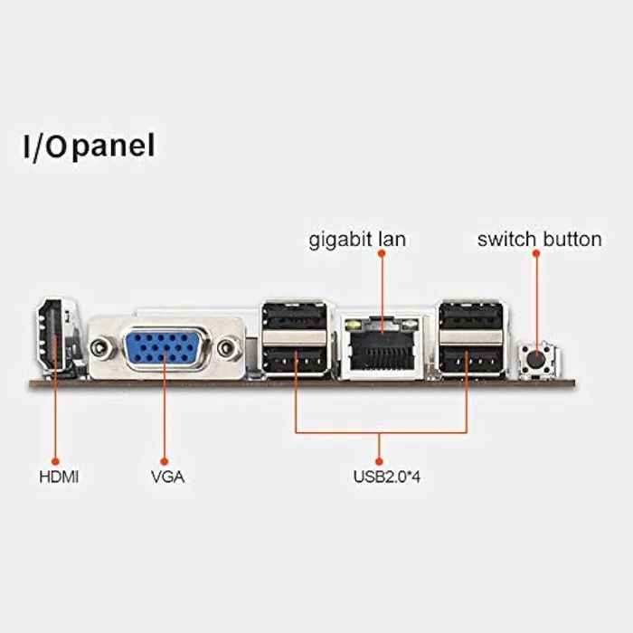 T37 anakart o'rnatilgan cpu radiator 50mm pitch ddr3 xotira msata