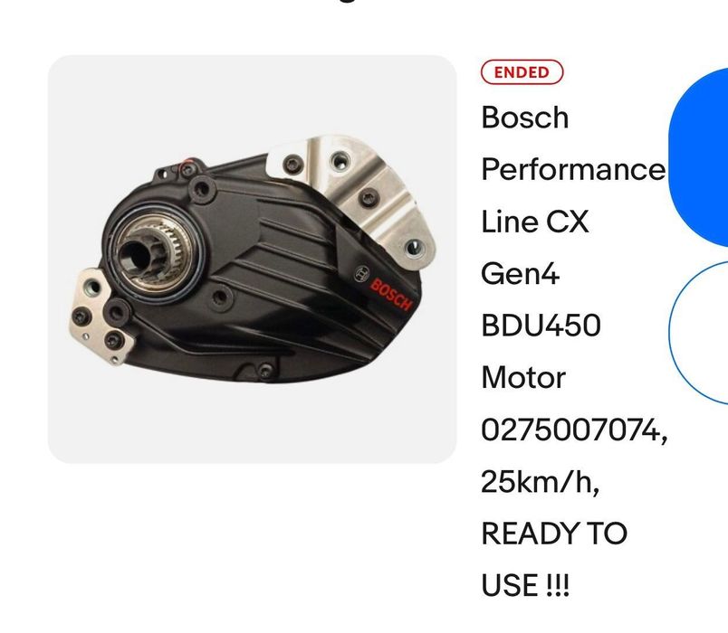 Motor Bosch cx 4gen non smart 0km