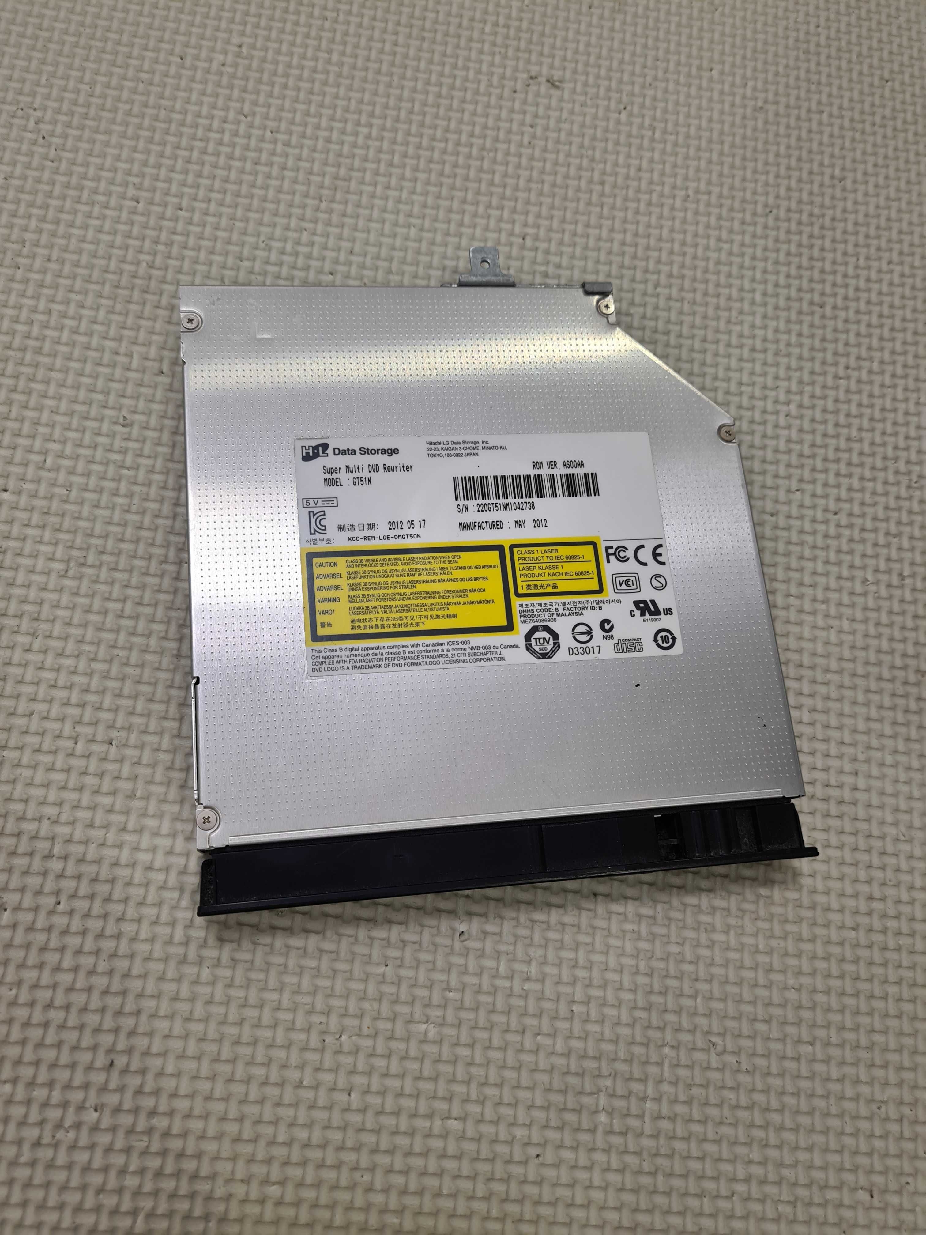 DVD rewriter laptop Hitachi GT51N