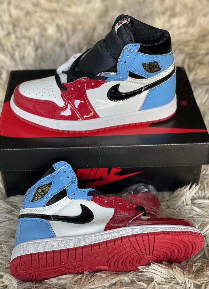 Air Jordan 1 Retro High Fearless UNC Red Blue Chicago Toe Bred OG